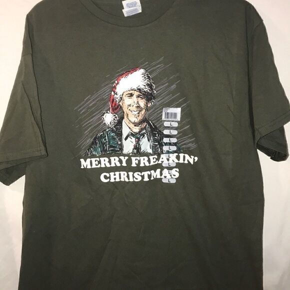 Men’s Merry Freaking Christmas Shirt size large - Picture 1 of 2